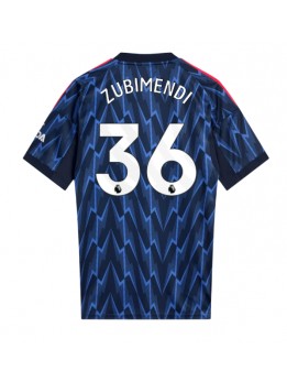 Muži Futbalové oblečenie Arsenal Martin Zubimendi #36 2025-26 Krátky Rukáv - Preč Muži Futbalové oblečenie Arsenal Martin Zubimendi #36 2025-26 Krátky Rukáv - Preč